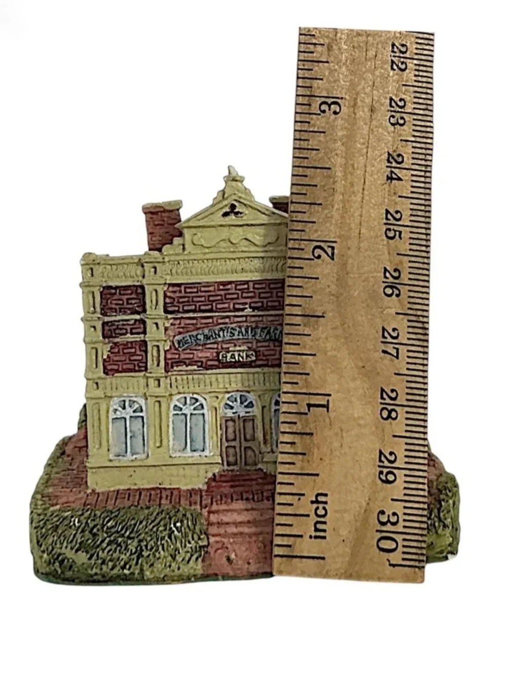 Miniature Vintage Harmony Grove Collection Merchants & Farmers Bank Vintage 1992